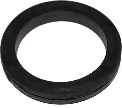 Schwarze Dichtmanschette, ringförmig, für verschiedene Anwendungen, möglicherweise von der Marke Wolf. Ideal zum Abdichten und Verhindern von Flüssigkeitsverlust.